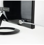 Tooq cable de seguridad universal con llave para portatiles - acero 4.5mm - longitud 1.50m