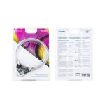 Tooq cable de seguridad universal con llave para portatiles - acero 4.5mm - longitud 1.50m