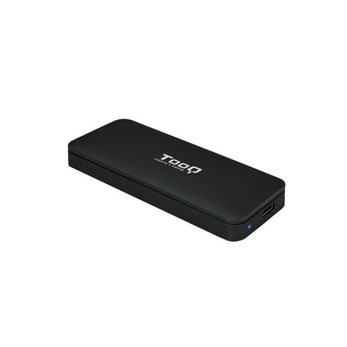 Tooq carcasa externa ssd m2 nvme pcie usb-c - negro