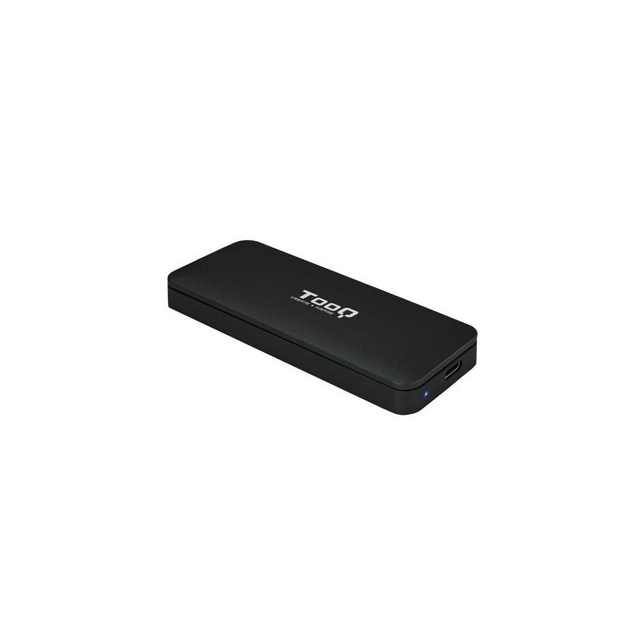Tooq carcasa externa ssd m2 nvme pcie usb-c - negro