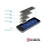 Tooq carcasa externa ssd m2 ngff usb-c - gris