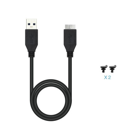 Tooq carcasa externa ssd m2 ngff usb-c - gris