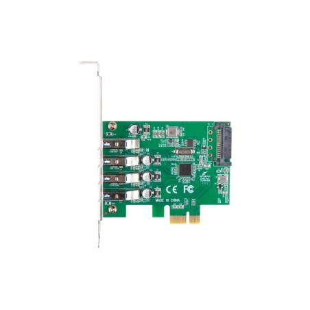 Lanberg tarjeta de extensión pci express 4 x usb 3.1 gen1 + soporte de bajo perfil