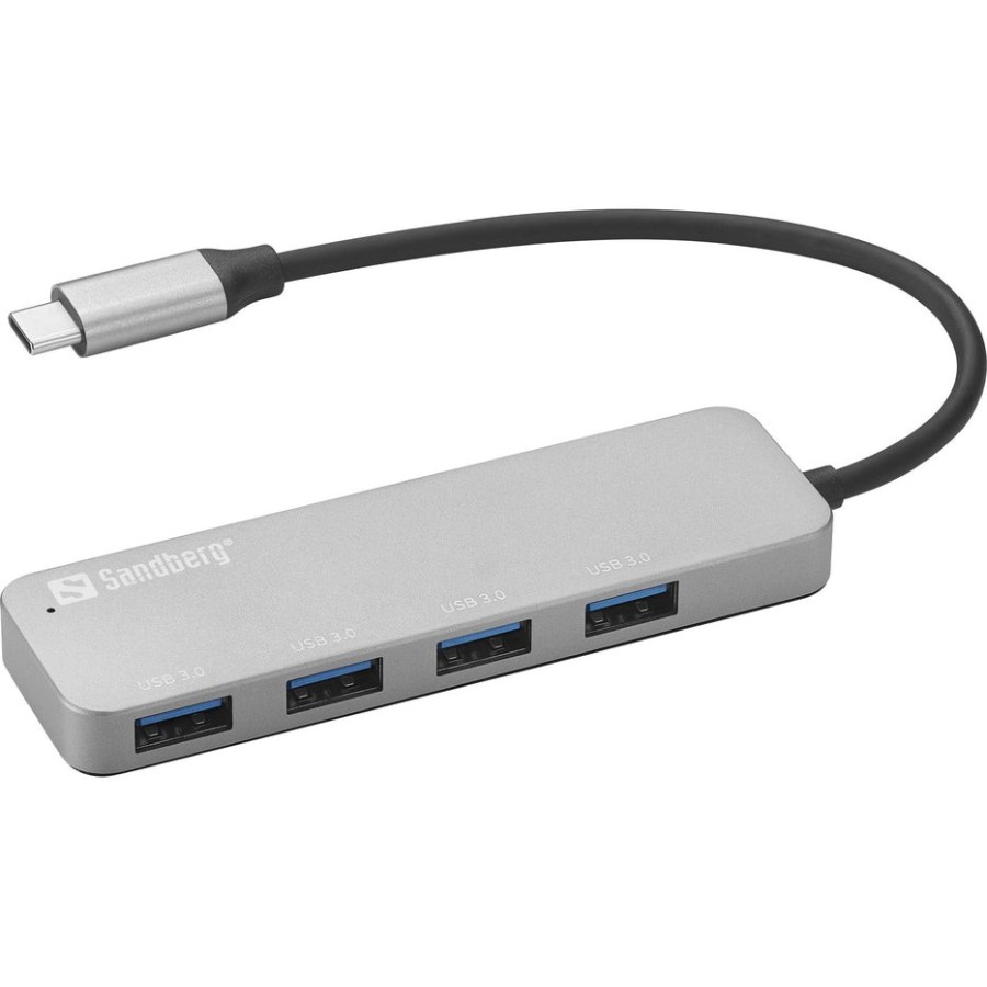 Sandberg usb-c to 4 x usb 3.0 hub saver