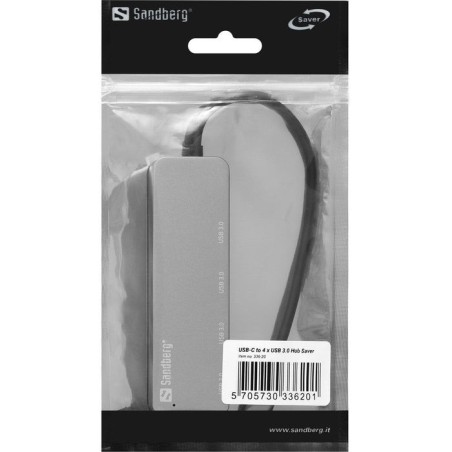 Sandberg usb-c to 4 x usb 3.0 hub saver