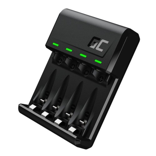 Cargador pilas aa / aaa + micro usb + type c greencell