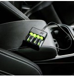 Cargador pilas aa / aaa + micro usb + type c greencell