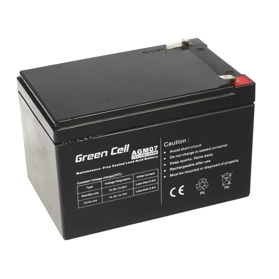 Green cell batería agm 12v12ah