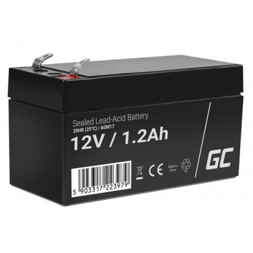 Green cell batería agm 12v 1.2 ah