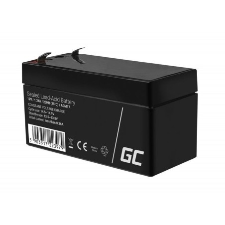Green cell batería agm 12v 1.2 ah