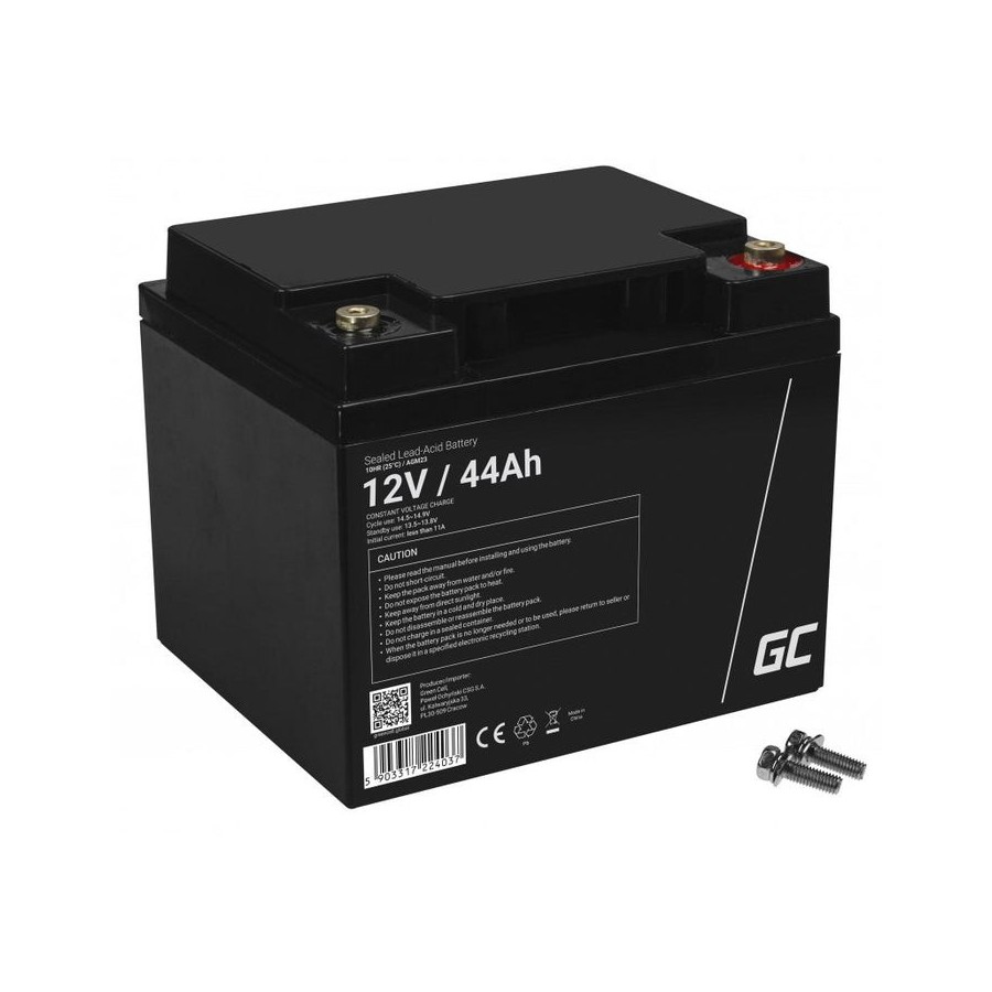 Green cell batería agm 12v 44 ah