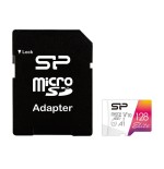 Tarjeta de memoria silicon power elite micro sdxc 128gb uhs-i a1 v10