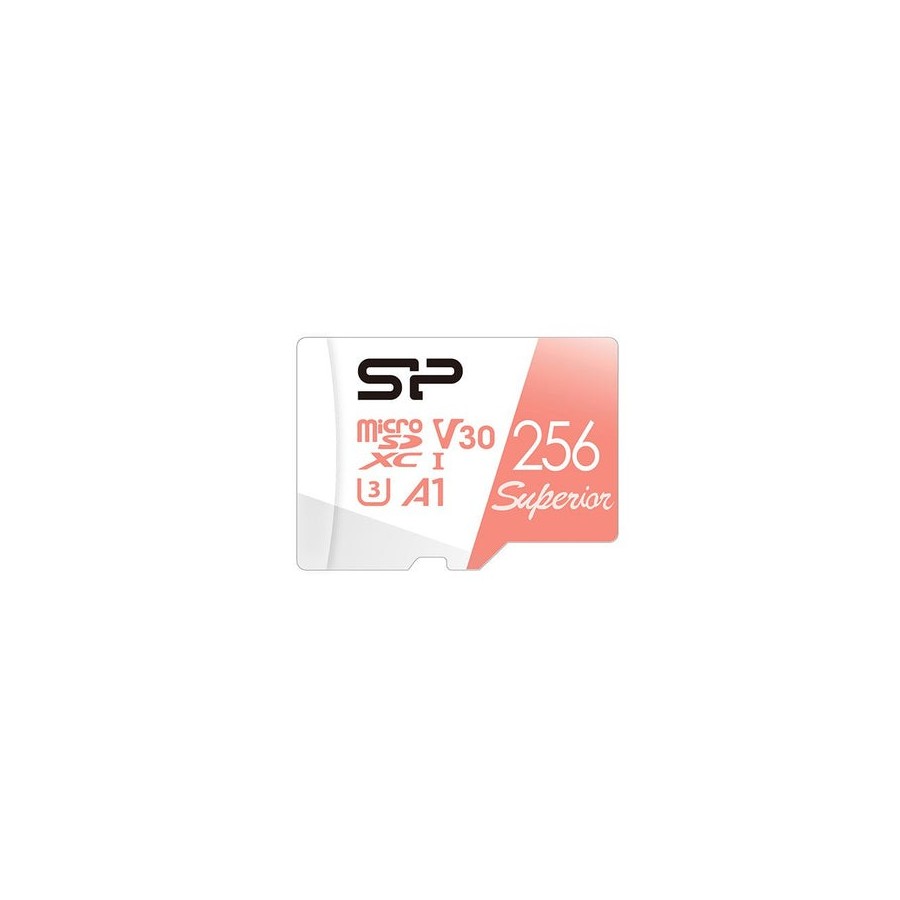 Tarjeta de memoria silicon power superior micro sdxc 256gb uhs-i a3 v30