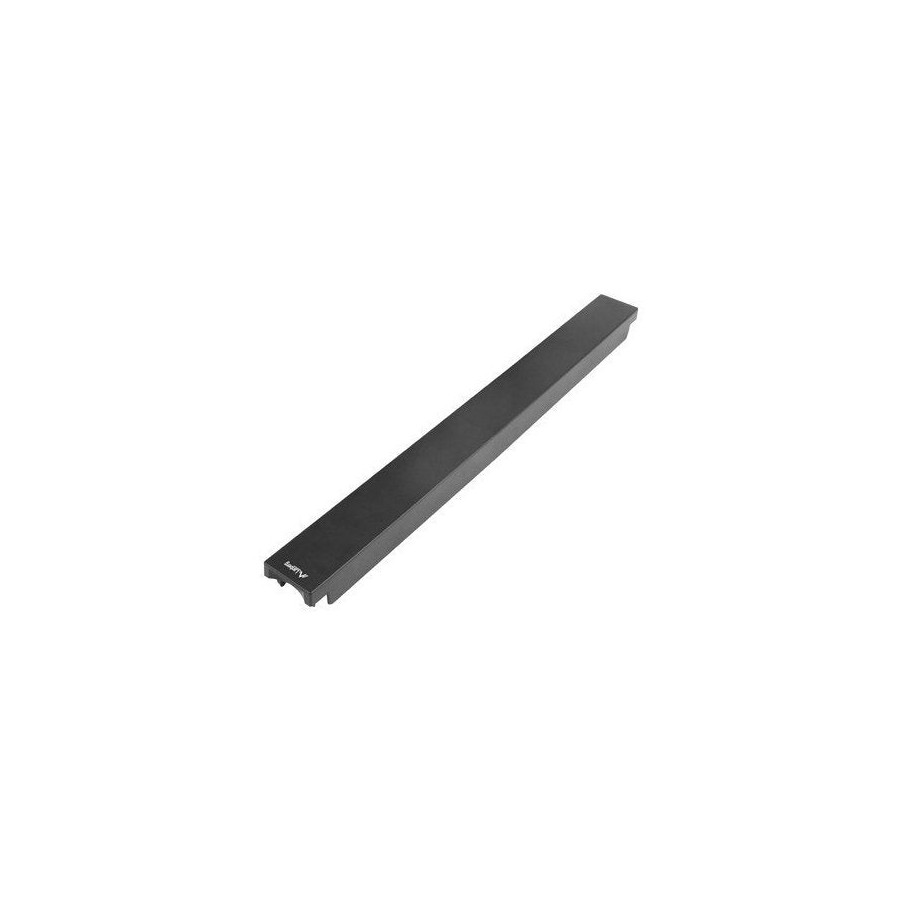 Lanberg panel ciego ignífugo de montaje rápido de plástico de 19 pulgadas 1u negro
