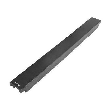 Lanberg panel ciego ignífugo de montaje rápido de plástico de 19 pulgadas 1u negro