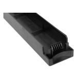 Lanberg panel ciego ignífugo de montaje rápido de plástico de 19 pulgadas 1u negro