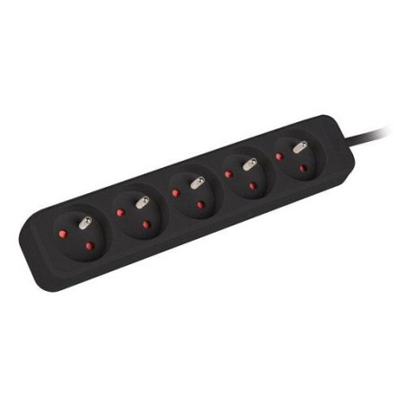 Lanberg regleta 5 tomas 1m para sais ps0-05e-0100-iec-bk