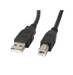 Lanberg cable usb 2.0 -- usb-b (impresora) negro 1m