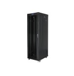 Lanberg rack cabinet 19inch free-standing 42u/600x1000 self-assembly flat pack black