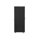 Lanberg rack cabinet 19inch free-standing 42u/600x1000 self-assembly flat pack black