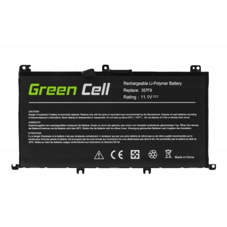 Green cell bateria 357f9 para dell inspiron 15 5576 5577 7557 7559 7566 7567 4200mah