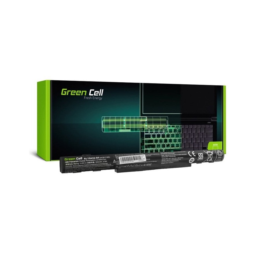 Batería para portátil acer aspire e5-573 al15a32 14.8v 1800 mah ac68