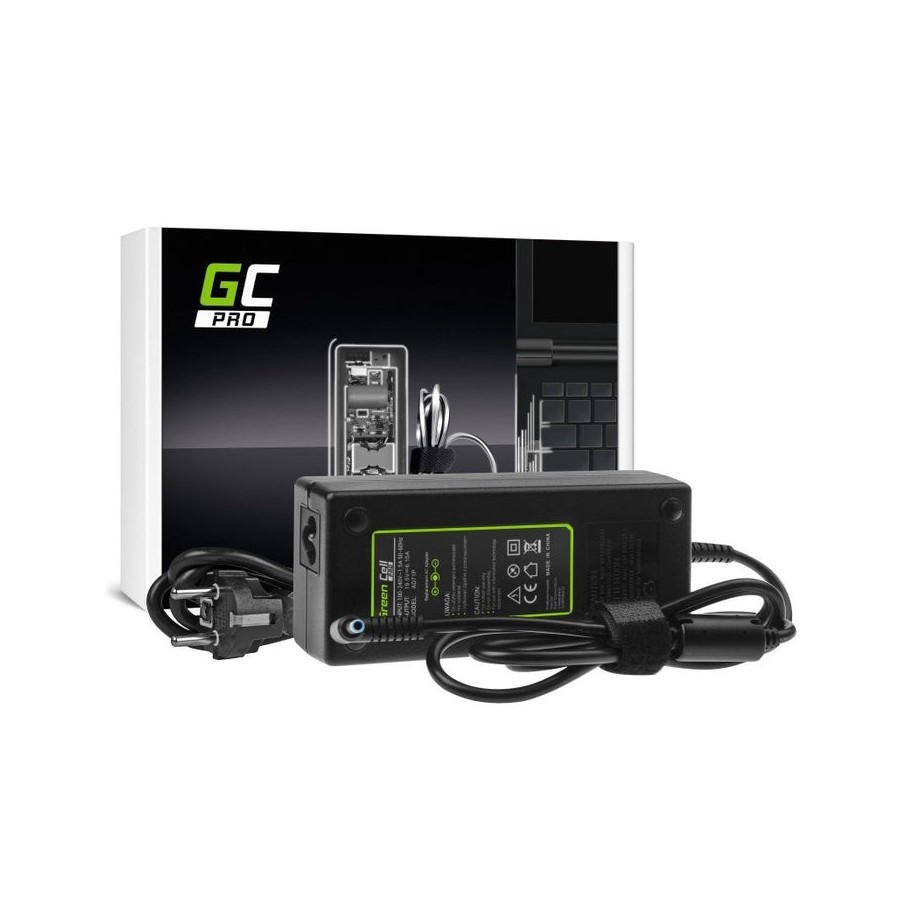Cargador green cell pro para hp omen 15-5000 17-w hp envy 15-j 17-j 19.5v 6.15a 120w