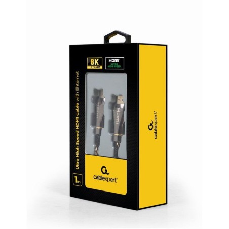 Gembird cable hdmi ultra high speed ethernet 8k premium series 1m