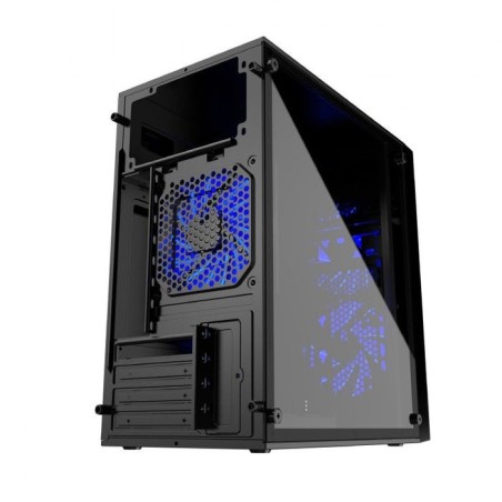 Caja pc gembird ccc-fornax-960b gaming design 3 x 12 cm ventiladores azul