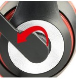 Auriculares gembird mhs-03-bkrd mini jack 4-pin, 1.8m, negro-rojo