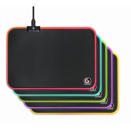 Gembird mp-gameled-m alfombrilla gaming led light effect m-size 250 x 350 mm