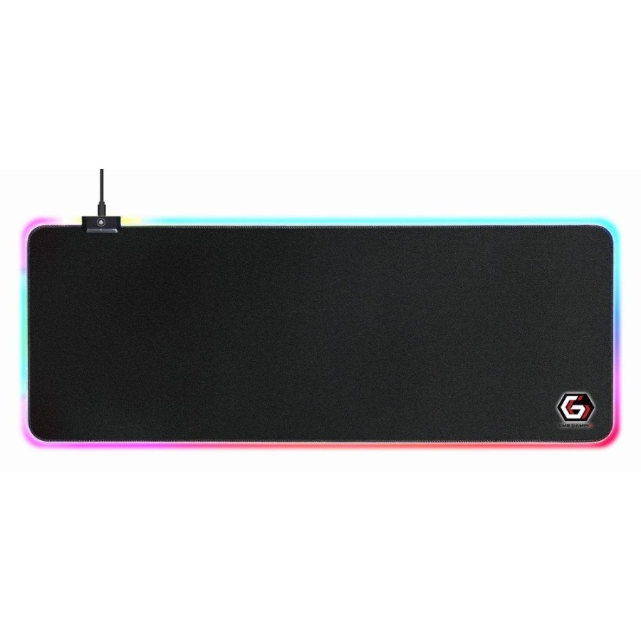 Gembird mp-gameled-l alfombrilla gaming led light effect l-size 300 x 800 mm