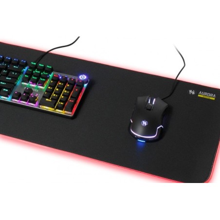 Alfombrilla ibox mpg5 aurora gaming 80x30 pad led