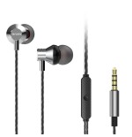 Auriculares intrauditivos aiwa estm-50sl con micrófono jack 3.5 plata