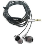 Auriculares intrauditivos aiwa estm-50sl con micrófono jack 3.5 plata