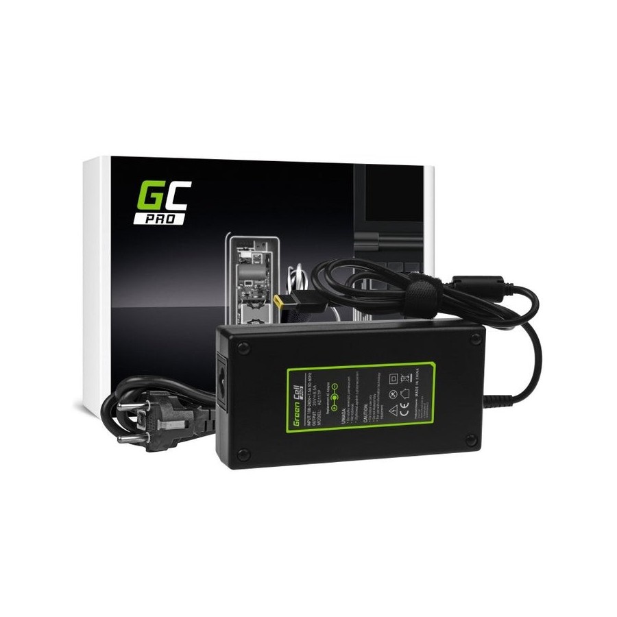 Cargador green cell pro para lenovo legion y530 y720 thinkpad w540 w541 p50 p51 p52 p70 p71 20v 8.5a 170w