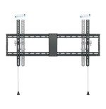 Tooq soporte fijo de pared para tv de 43"-90" - inclinable - peso max 70kg - vesa 800x400mm - negro