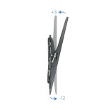 Tooq soporte fijo de pared para tv de 43"-90" - inclinable - peso max 70kg - vesa 800x400mm - negro