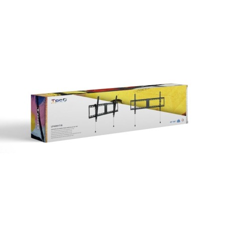 Tooq soporte fijo de pared para tv de 43"-90" - inclinable - peso max 70kg - vesa 800x400mm - negro