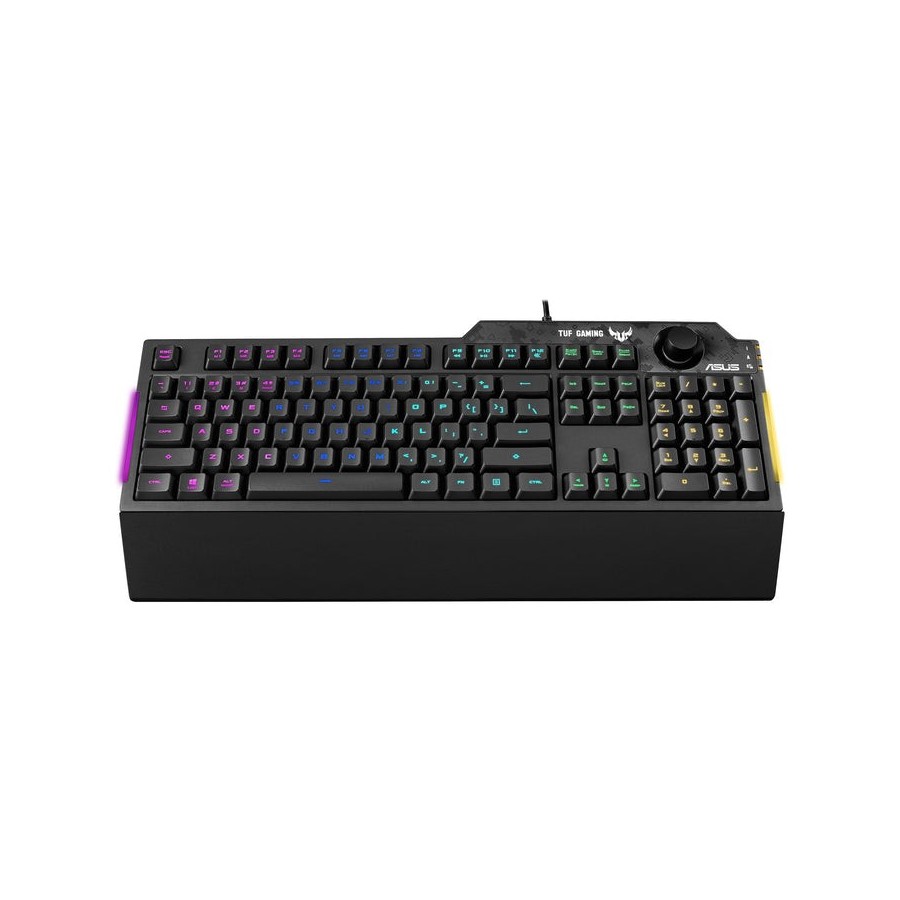 Teclado asus tuf gaming negro 90mp01x0-bksa00