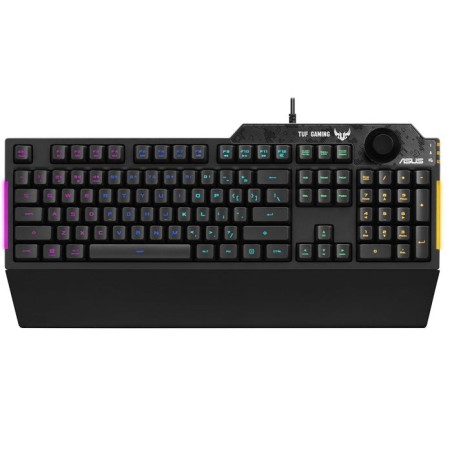 Teclado asus tuf gaming negro 90mp01x0-bksa00