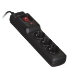 Regleta negra activejet combo 3gn 5m con cable