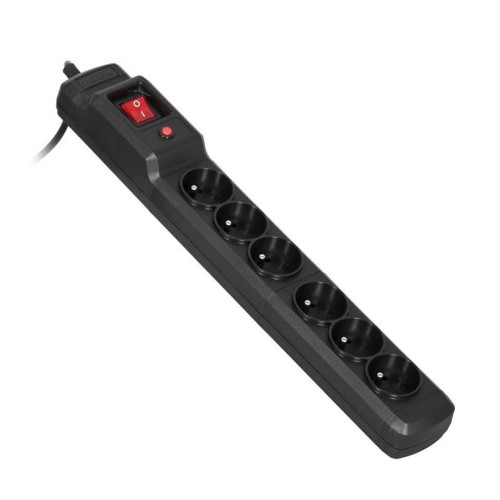 Regleta activejet combo 6gn 5m negra con cable