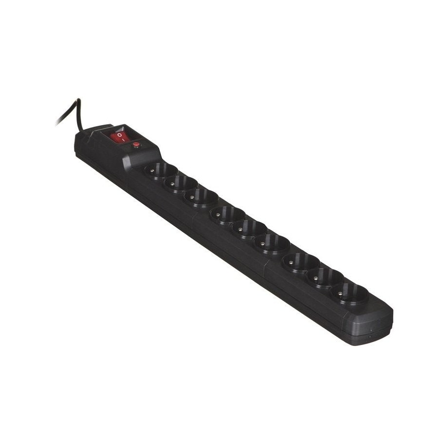 Activejet acj combo 9gn 3m regleta negra con cable