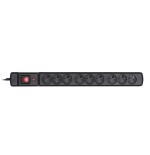 Activejet acj combo 9gn 3m regleta negra con cable