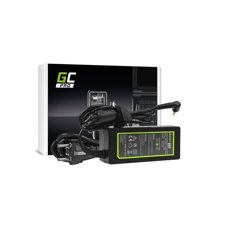 Cargador portatil lenovo 20v 3.25a 4.0x1.7mm greencell ad123p