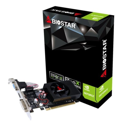 Vga biostar geforce gt730 lp 4gb ddr3 700 mhz pci 2.0 hdmi dvi vga compatible perfil bajo