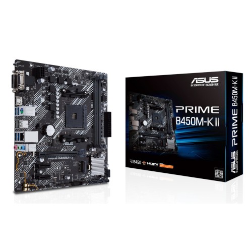 Placa base asus am4 prime b450m-k ii m-atx/2xddr4/4xsata6/2xusb 3.2/4x usb2.0 90mb1600-m0eay0