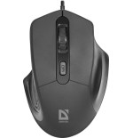 Ratón óptico defender datum mb-347 negro 1600 ppp 4p