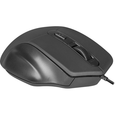 Ratón óptico defender datum mb-347 negro 1600 ppp 4p